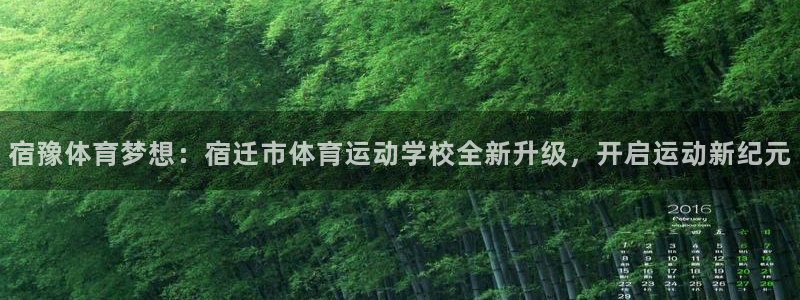 K球体育直播在线：宿豫体育梦想：宿迁市体育运动学校全新升级，开启运动新纪元